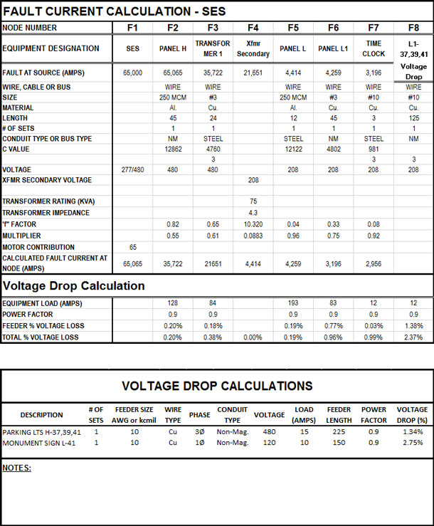 commercial electrical load calculation worksheet excel free download